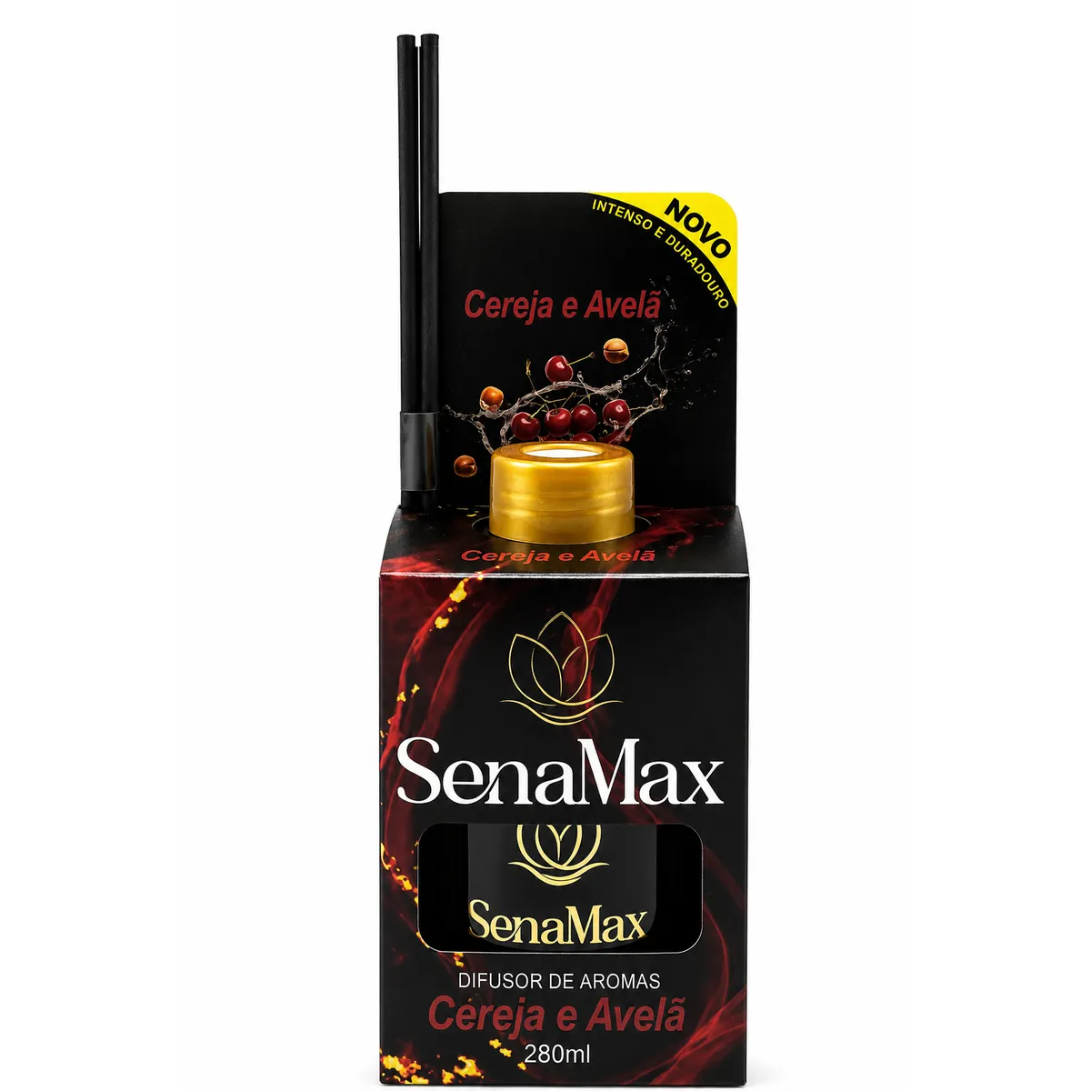 SenaMax Difusor de Aromas Cereja e Avelã 280 ml